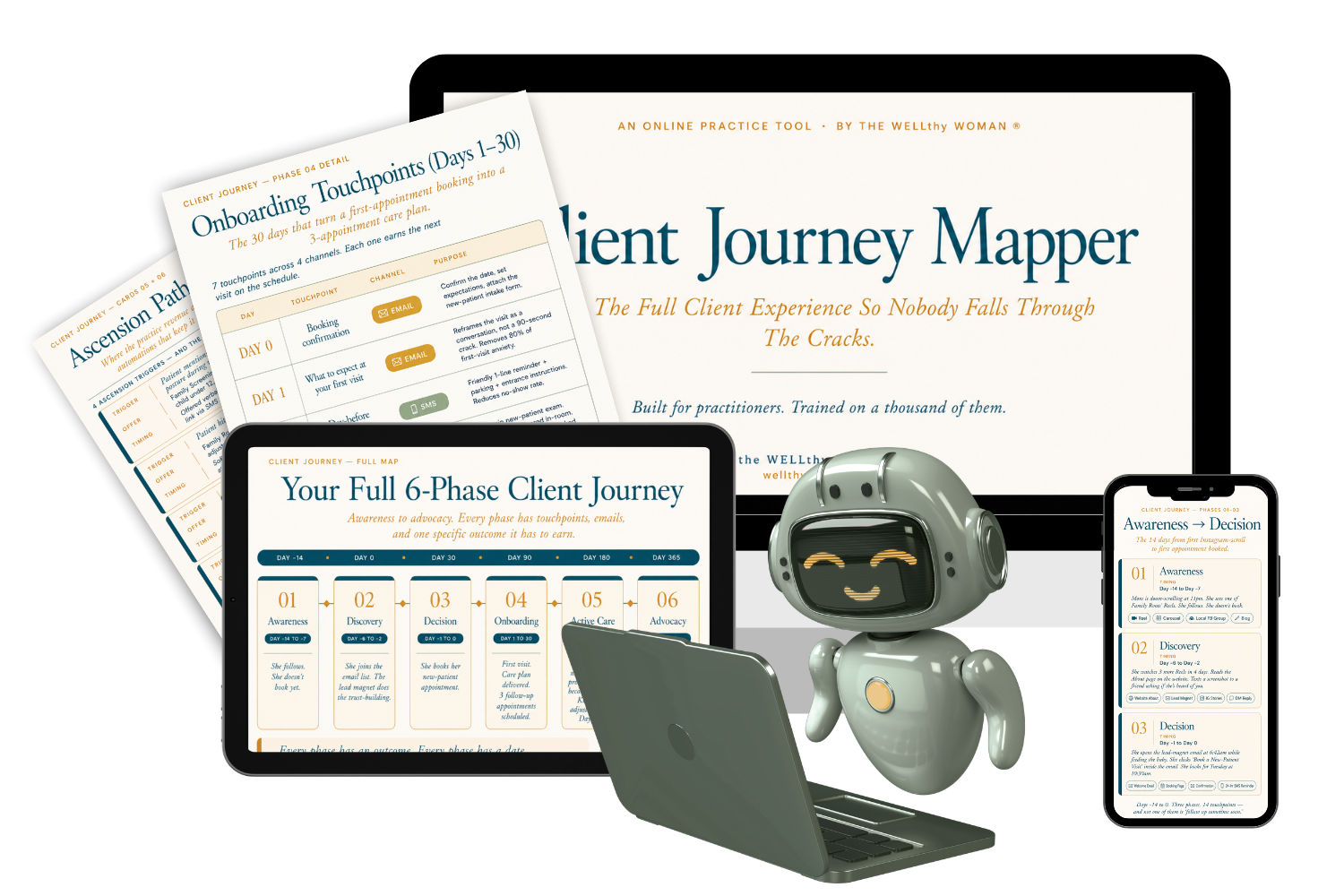 Client Journey Mapper product mockup