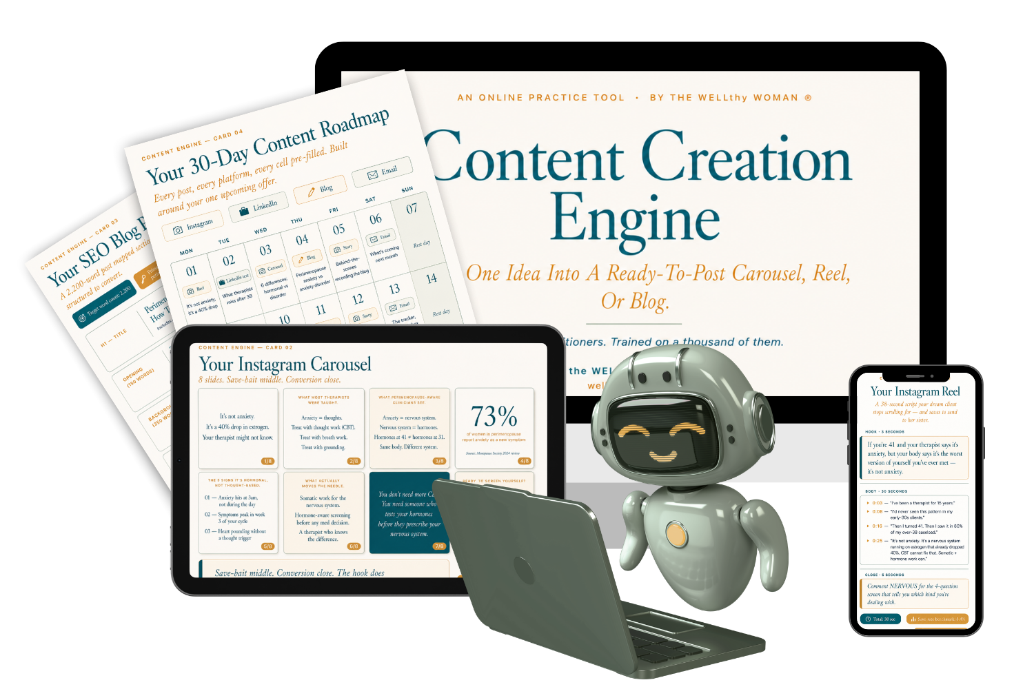 Content Creation Engine product mockup