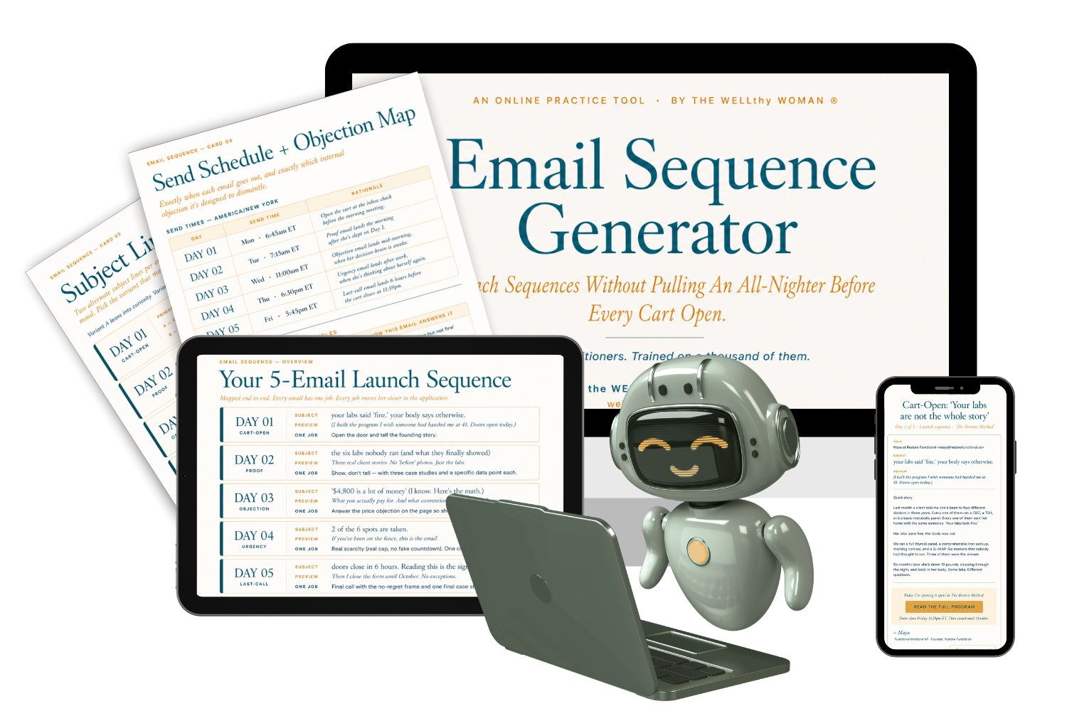 Email Sequence Generator product mockup
