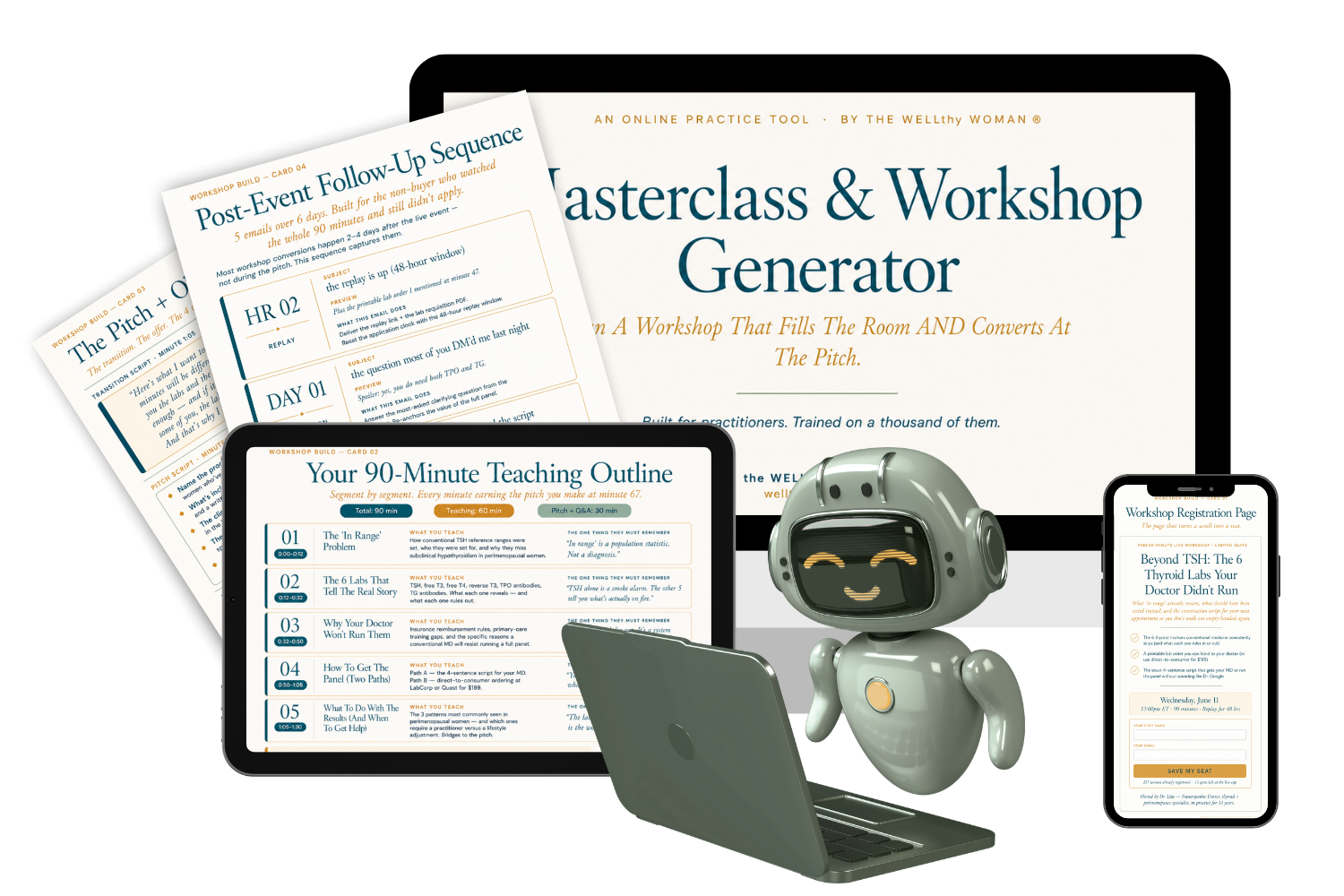 Masterclass and Workshop Generator product mockup