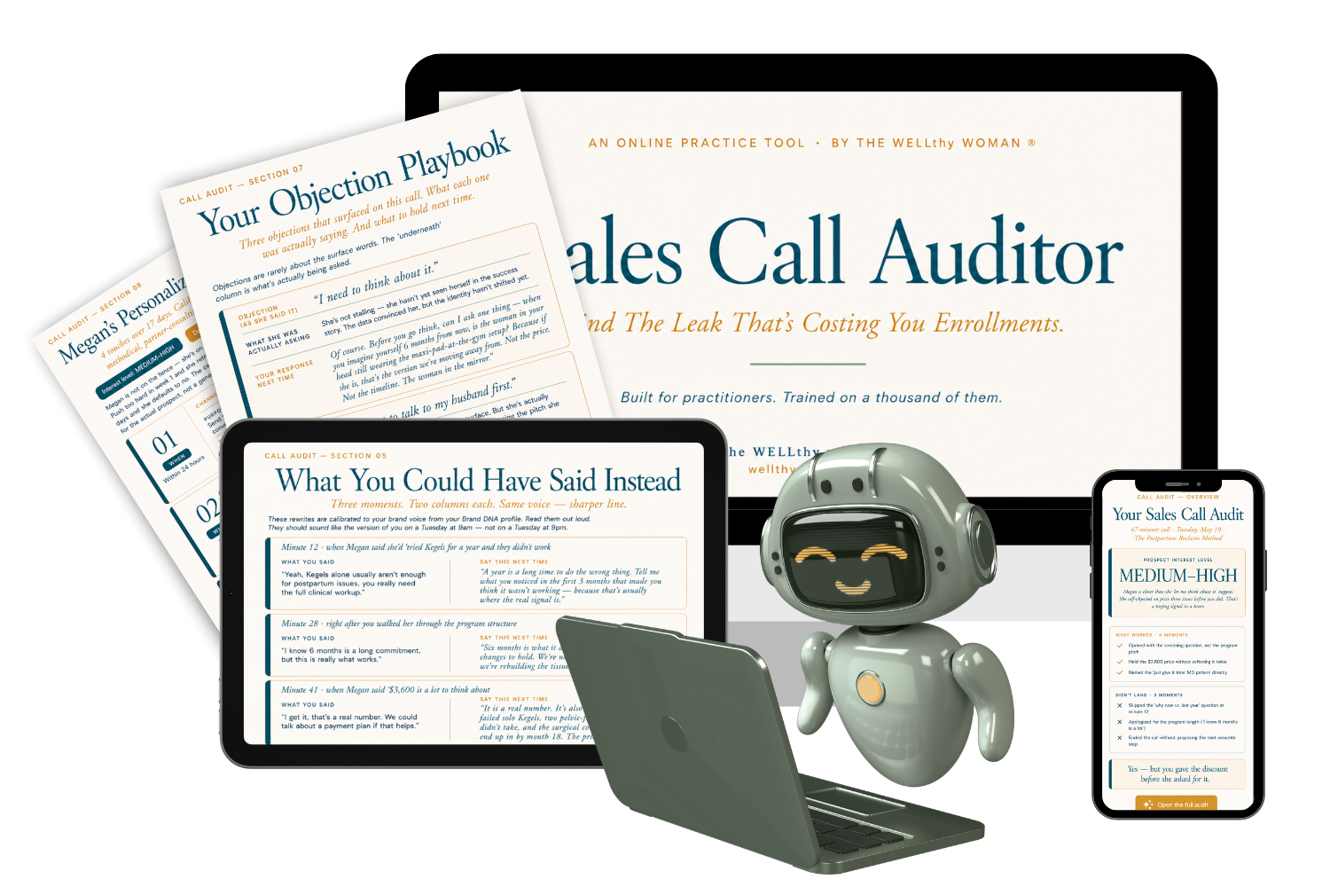 Sales Call Auditor product mockup