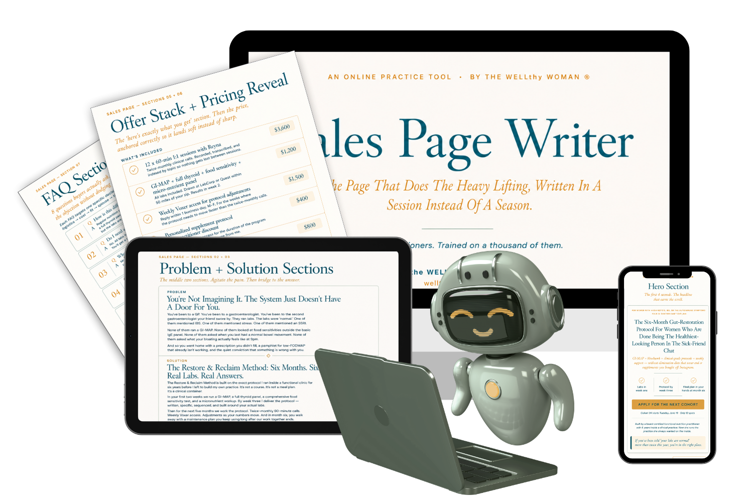 Sales Page Writer product mockup